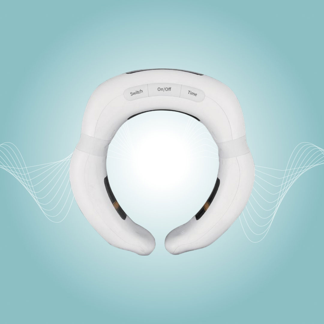 LumoHome Lasertherapie Produktfoto LumoHome® Lasertherapie-Gerät – Produktaufnahme mit Display